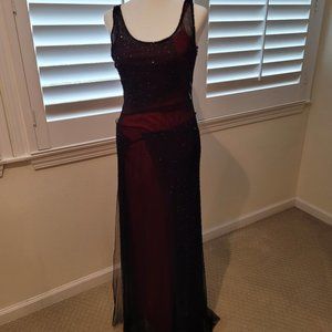 Sue Wong Sequin Evening Dress